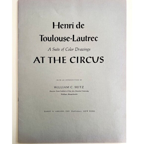 Toulouse Lautrec The Pas De Deux 1967 Circus Art Lithograph Matted Print - Picture 5 of 7